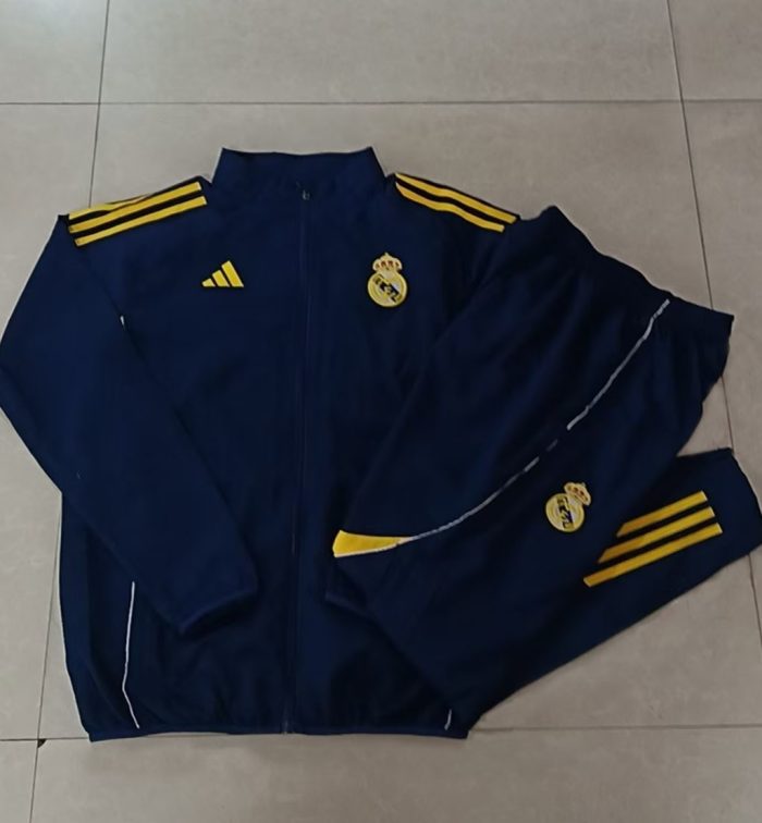 Real Madrid 25/26 Navy Blue Windbreaker - 图片 9