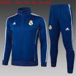 Real Madrid Retro Edition Kids' Jacket - Navy Blue