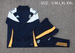 Real Madrid 24/25 Light Blue Long Zip Jacket - 图片 2