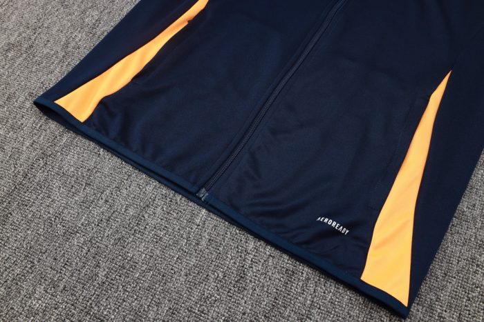 Real Madrid 24/25 Light Blue Long Zip Jacket - 图片 5