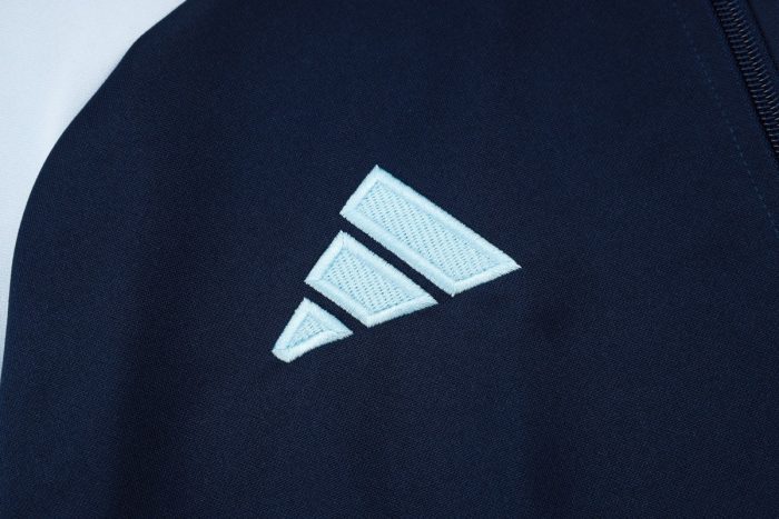 Real Madrid 24/25 Light Blue Long Zip Jacket - 图片 6