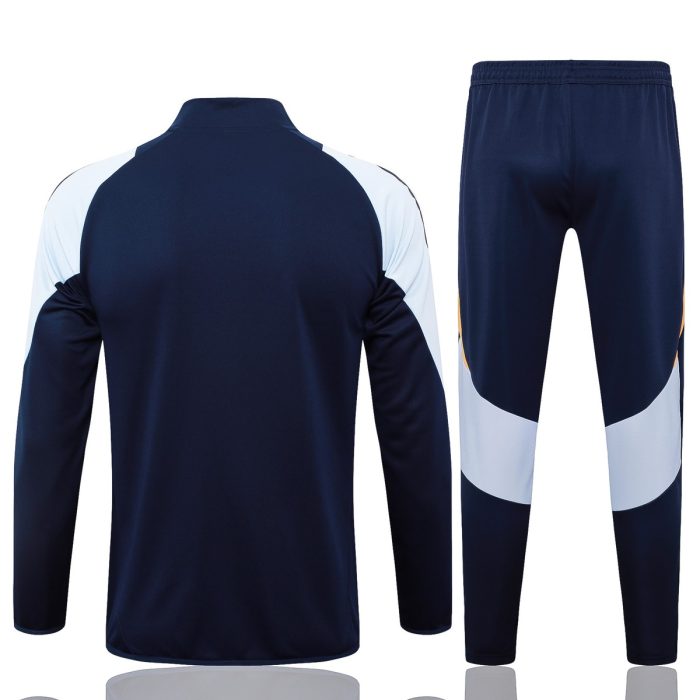 Real Madrid 24/25 Light Blue Long Zip Jacket - 图片 7