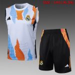 Real Madrid 24/25 Vest Blue Yellow White Splatter