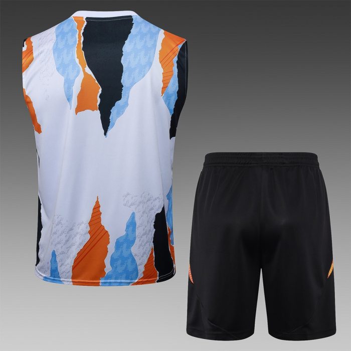 Real Madrid 24/25 Vest Blue Yellow White Splatter - 图片 6