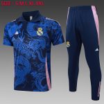Real Madrid 24/25 Polo Shirt Blue