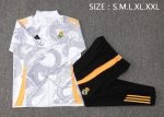 Real Madrid 24/25 Long Zipper Jacket White (Spray Ink Dragon) - 图片 2