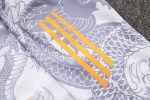 Real Madrid 24/25 Long Zipper Jacket White (Spray Ink Dragon) - 图片 6