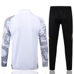 Real Madrid 24/25 Long Zipper Jacket White (Spray Ink Dragon) - 图片 7