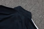 Real Madrid Retro Edition Half-Zip Jacket in White and Blue - 图片 5