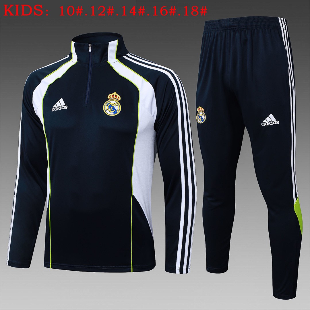 JER-5553_1 Real Madrid Retro Edition (White) Kids - 图片 1
