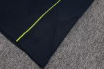 Real Madrid Retro Polo Shirt - Green Trim - 图片 4