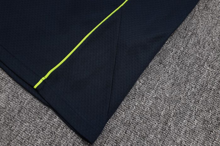 Real Madrid Retro Polo Shirt - Green Trim - 图片 4