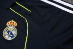 Real Madrid Retro Polo Shirt - Green Trim - 图片 6