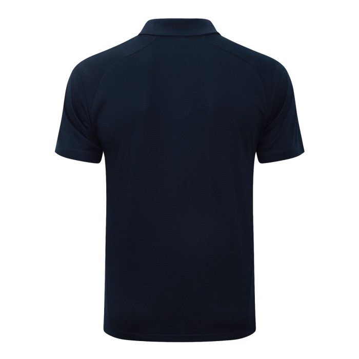 Real Madrid Retro Polo Shirt - Green Trim - 图片 7