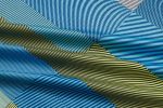 Real Madrid Green Blue Stripe Vest - 图片 3
