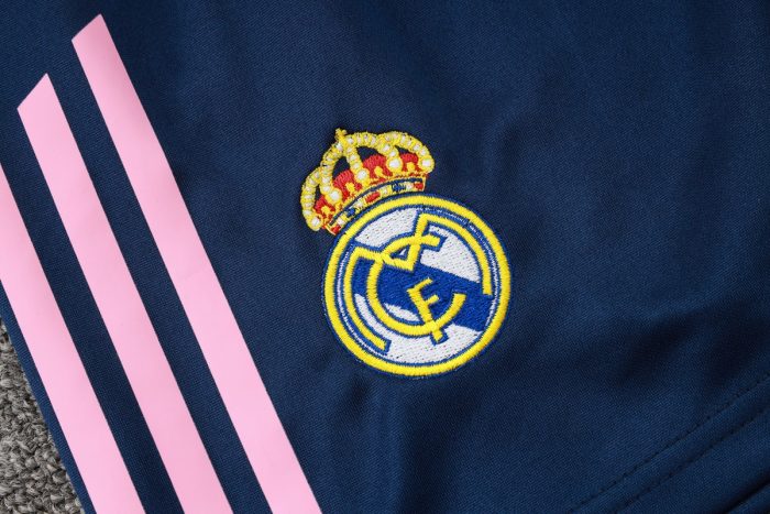 Real Madrid 24-25 Short Sleeve Training Suit Blue - 图片 3