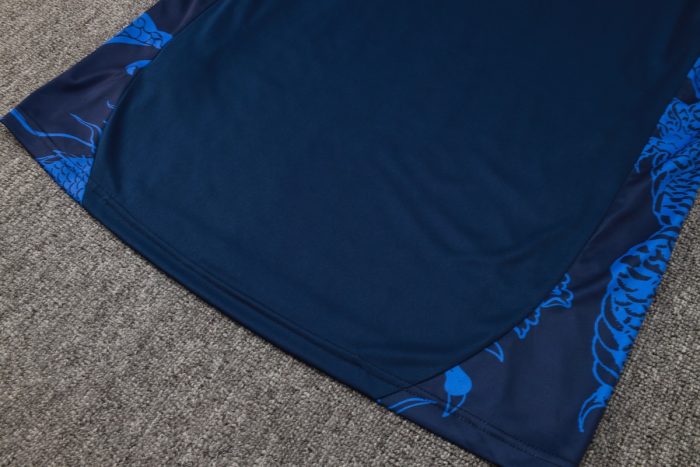 Real Madrid 24-25 Short Sleeve Training Suit Blue - 图片 5