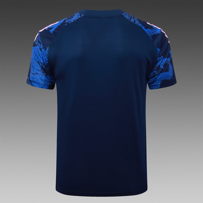 Real Madrid 24-25 Short Sleeve Training Suit Blue - 图片 8