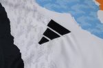 Real Madrid 24-25 Short Sleeve Blue Yellow White Splatter Training T-Shirt - 图片 4