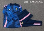 Real Madrid 24-25 Half-Zip Jacket Blue Splatter (Chinese Dragon) - 图片 2
