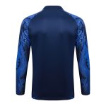 Real Madrid 24-25 Half-Zip Jacket Blue Splatter (Chinese Dragon) - 图片 8