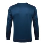 Real Madrid 23-24 Round Neck Long Sleeve Training Top in Royal Blue - 图片 7