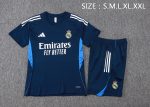 Real Madrid Short Sleeve Training Suit - Blue (White Trim) - 图片 2