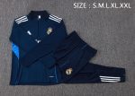 Real Madrid 2025/26 Semi-Zip Jacket Blue (White Trim) - 图片 2