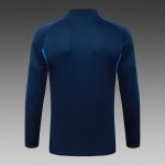Real Madrid 2025/26 Semi-Zip Jacket Blue (White Trim) - 图片 8
