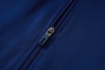 Real Madrid 26/27 Long Zipper Jacket Navy Blue with White Sleeves - 图片 6