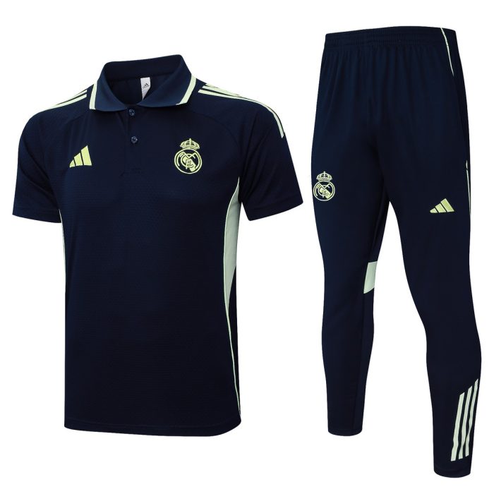 Real Madrid Polo Shirt in Blue - 图片 8
