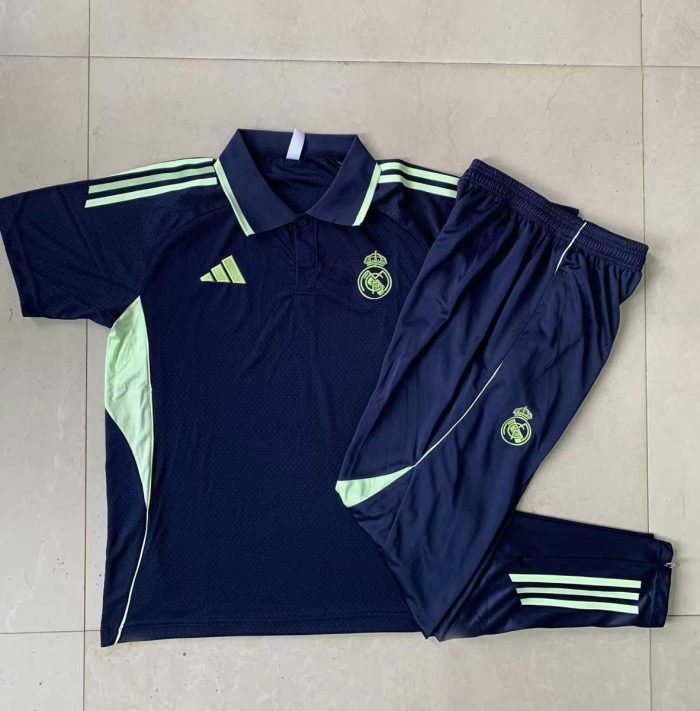 Real Madrid Polo Shirt in Blue - 图片 9