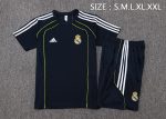 Real Madrid Short Sleeve Training Top in Turquoise with Green Trim - 图片 2