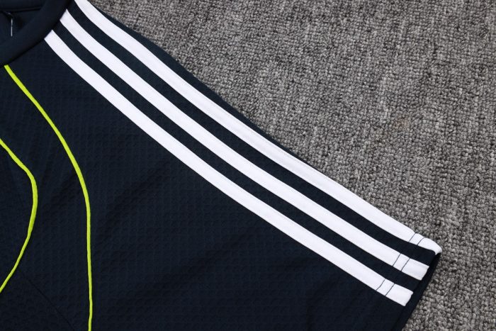 Real Madrid Short Sleeve Training Top in Turquoise with Green Trim - 图片 6