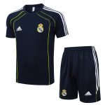 Real Madrid Short Sleeve Training Top in Turquoise with Green Trim - 图片 8