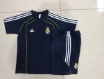 Real Madrid Short Sleeve Training Top in Turquoise with Green Trim - 图片 9
