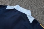 Real Madrid 24/25 Long Zipper Jacket Navy Blue - 图片 5
