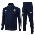 Real Madrid 24/25 Long Zip Jacket in Royal Blue with White Trim - 图片 3