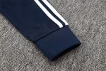 Real Madrid 24/25 Long Zip Jacket in Royal Blue with White Trim - 图片 7