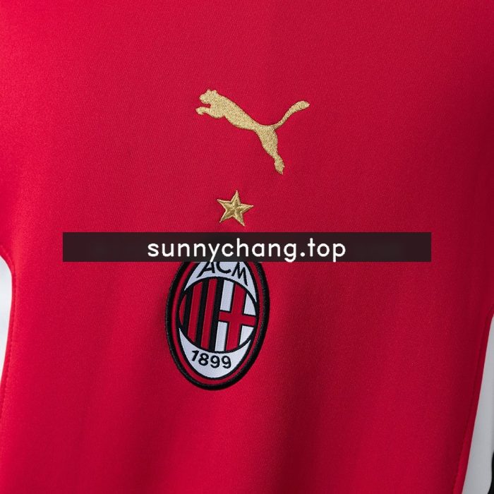 AC Milan 25/26 Long-sleeved Sweatshirt - Red - 图片 6