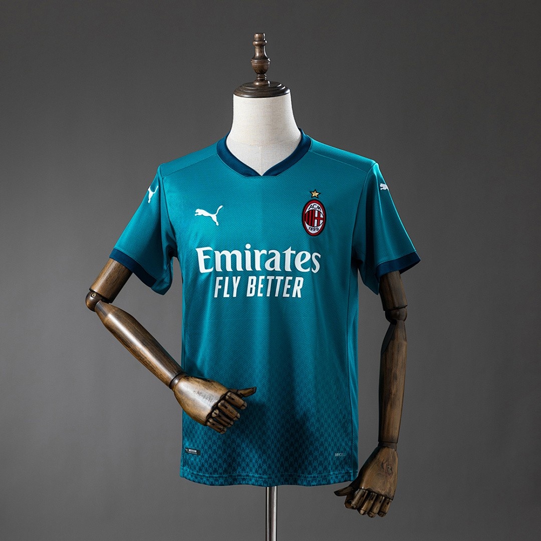 JER-5589_1 AC Milan 2020-2021 Third Away Retro Jersey - 图片 1