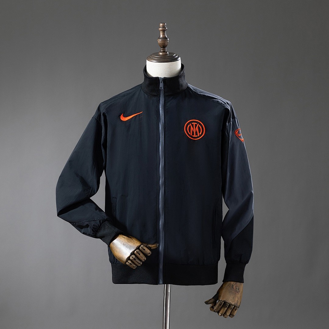 JER-5590_1 Inter Milan 25/26 Third Away Windbreaker - Black - 图片 1