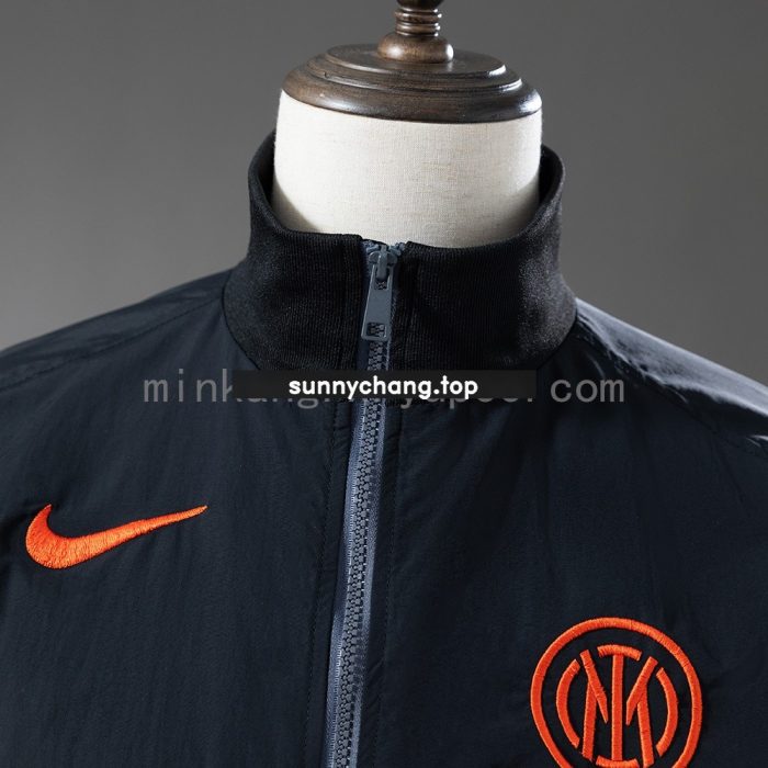 Inter Milan 25/26 Third Away Windbreaker - Black - 图片 9