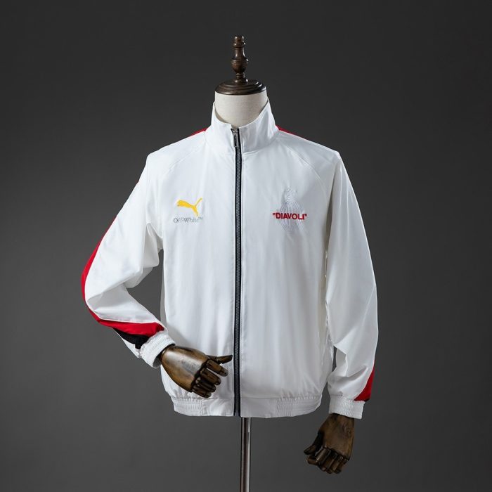 AC Milan Co-branded Windbreaker - White - 图片 3