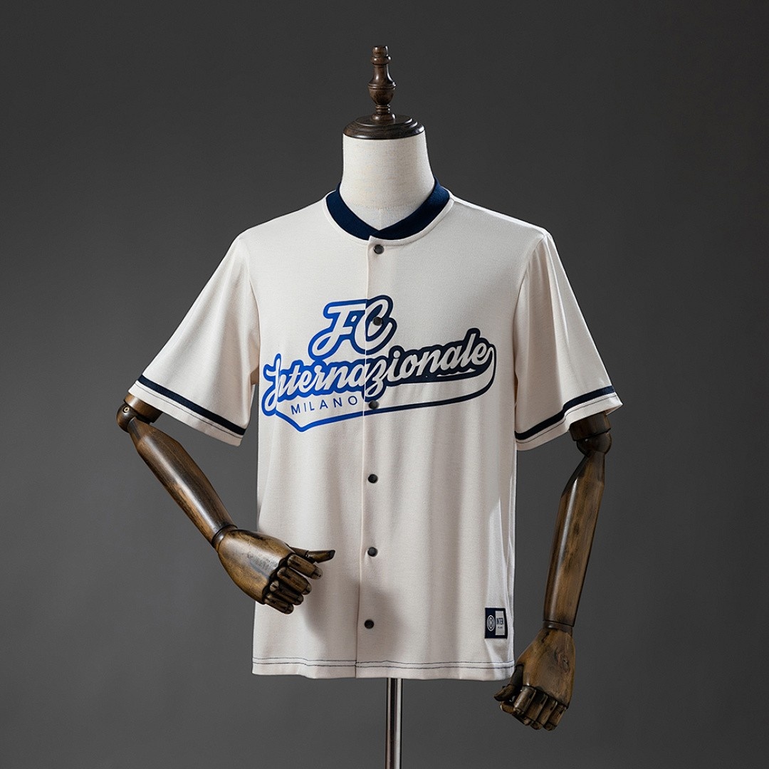 Inter Milan 25/26 Baseball Jersey - Beige