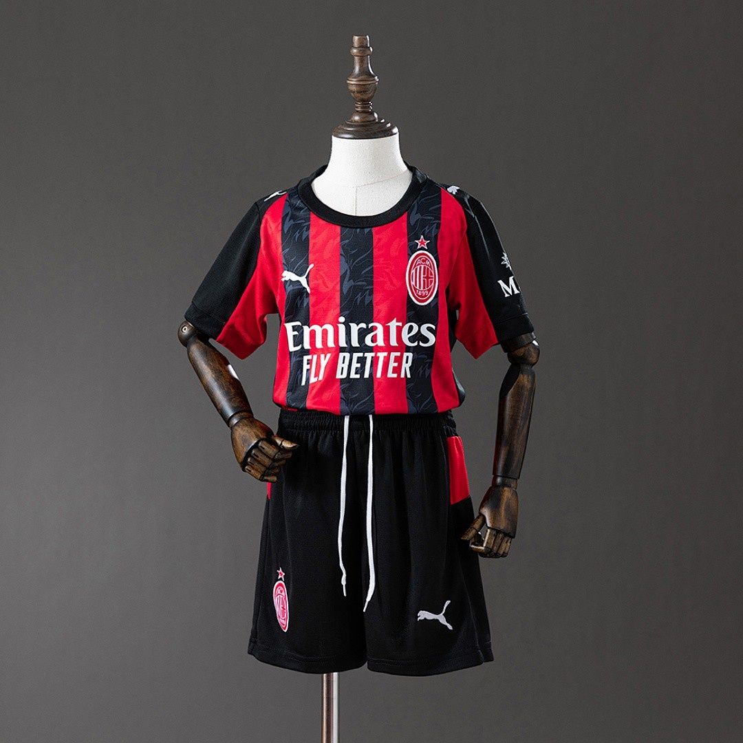 JER-5601_1 AC Milan 25/26 Home Kids Jersey - 图片 1