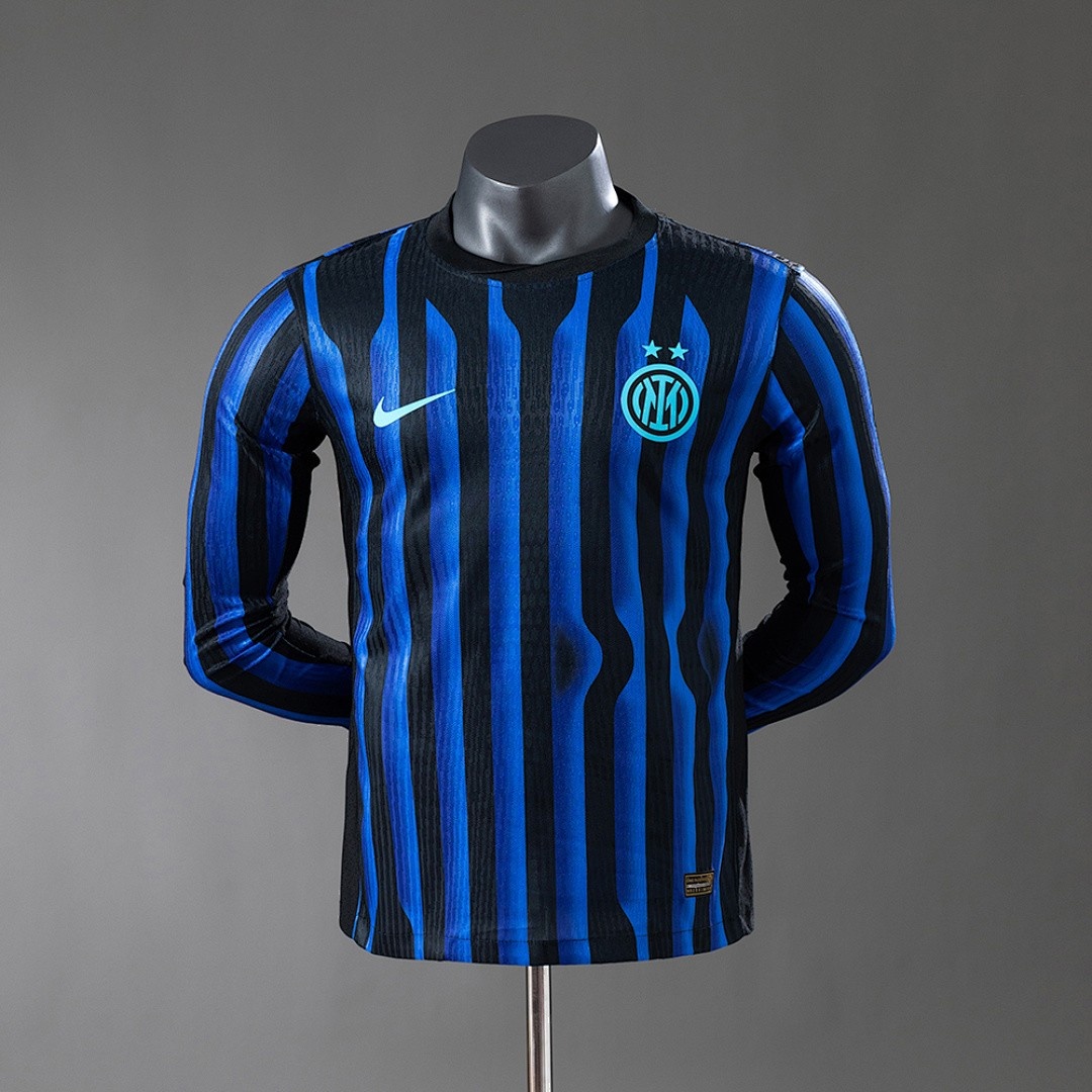 Inter Milan 25/26 Home Long-Sleeve Player Version Jersey