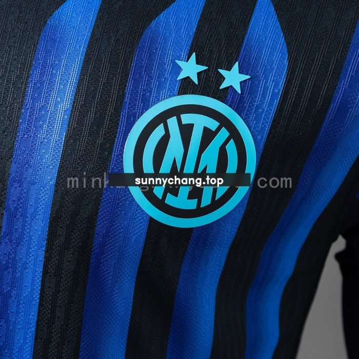 Inter Milan 25/26 Home Long-Sleeve Player Version Jersey - 图片 8