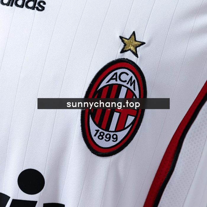 AC Milan 06/07 Away Retro Long Sleeve Jersey - 图片 7