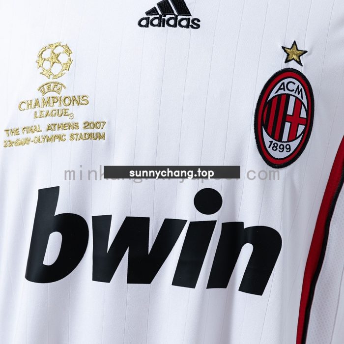 AC Milan 06/07 Away Retro Long Sleeve Jersey - 图片 8